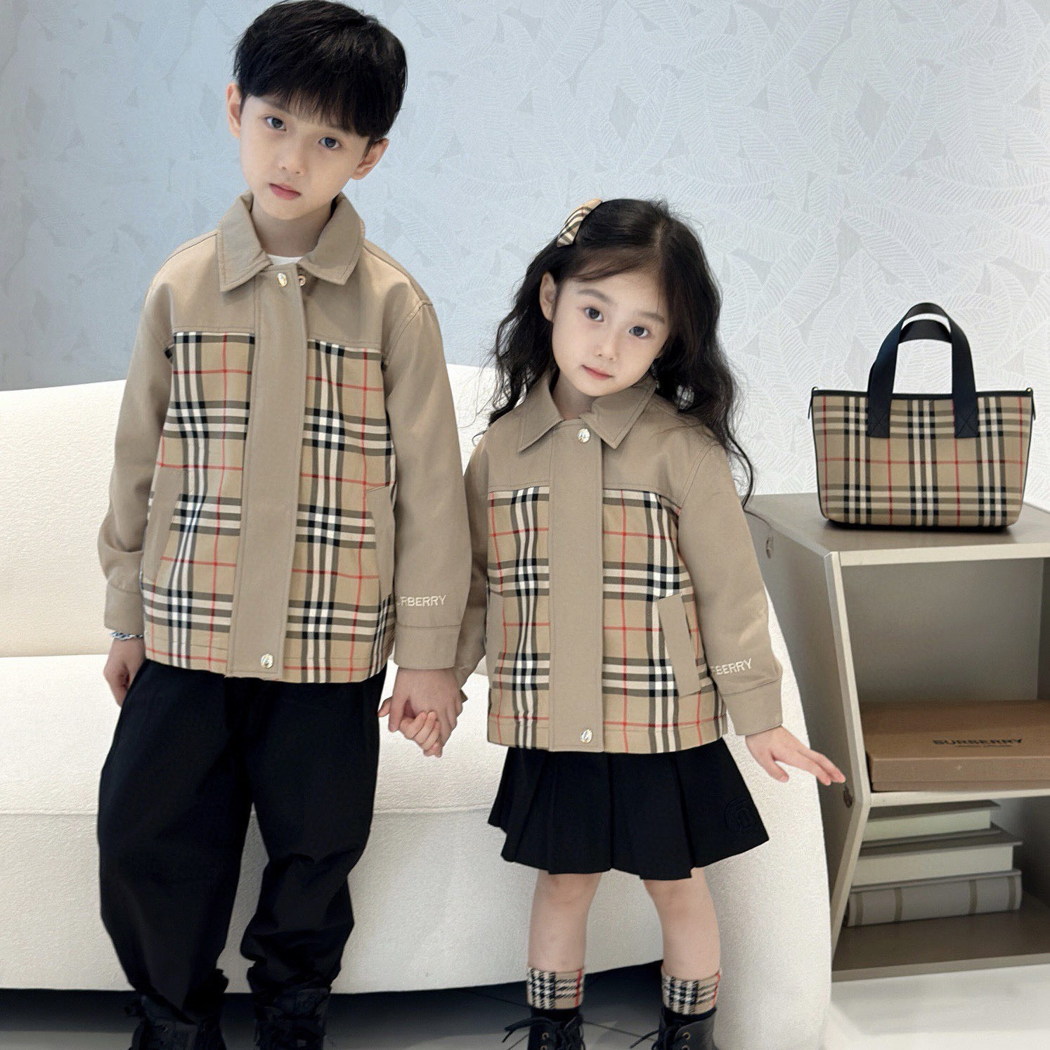 2024 New Autumn Luxury Kids Fashion Clothing