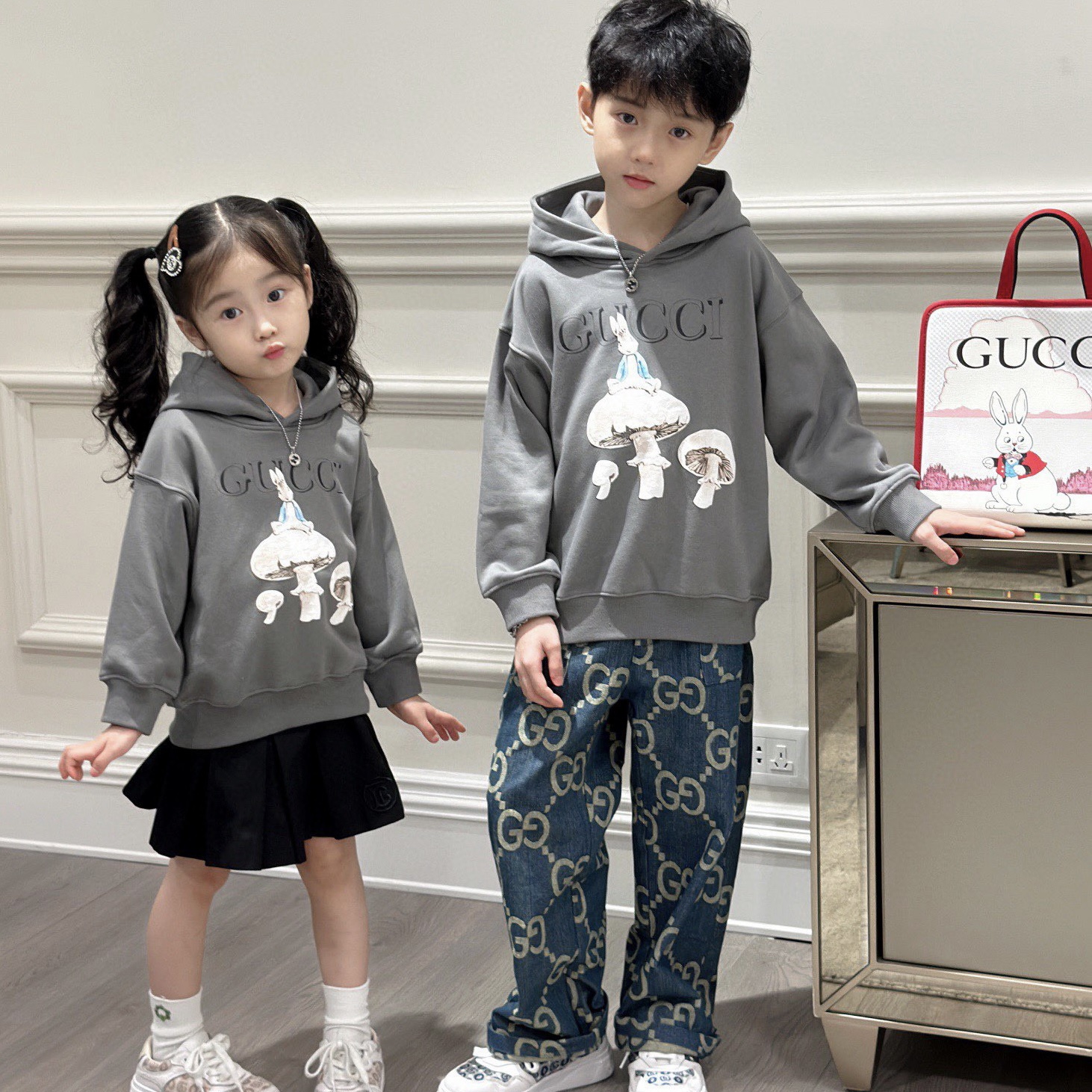 2024 New Autumn Luxury Kids Fashion Clothing