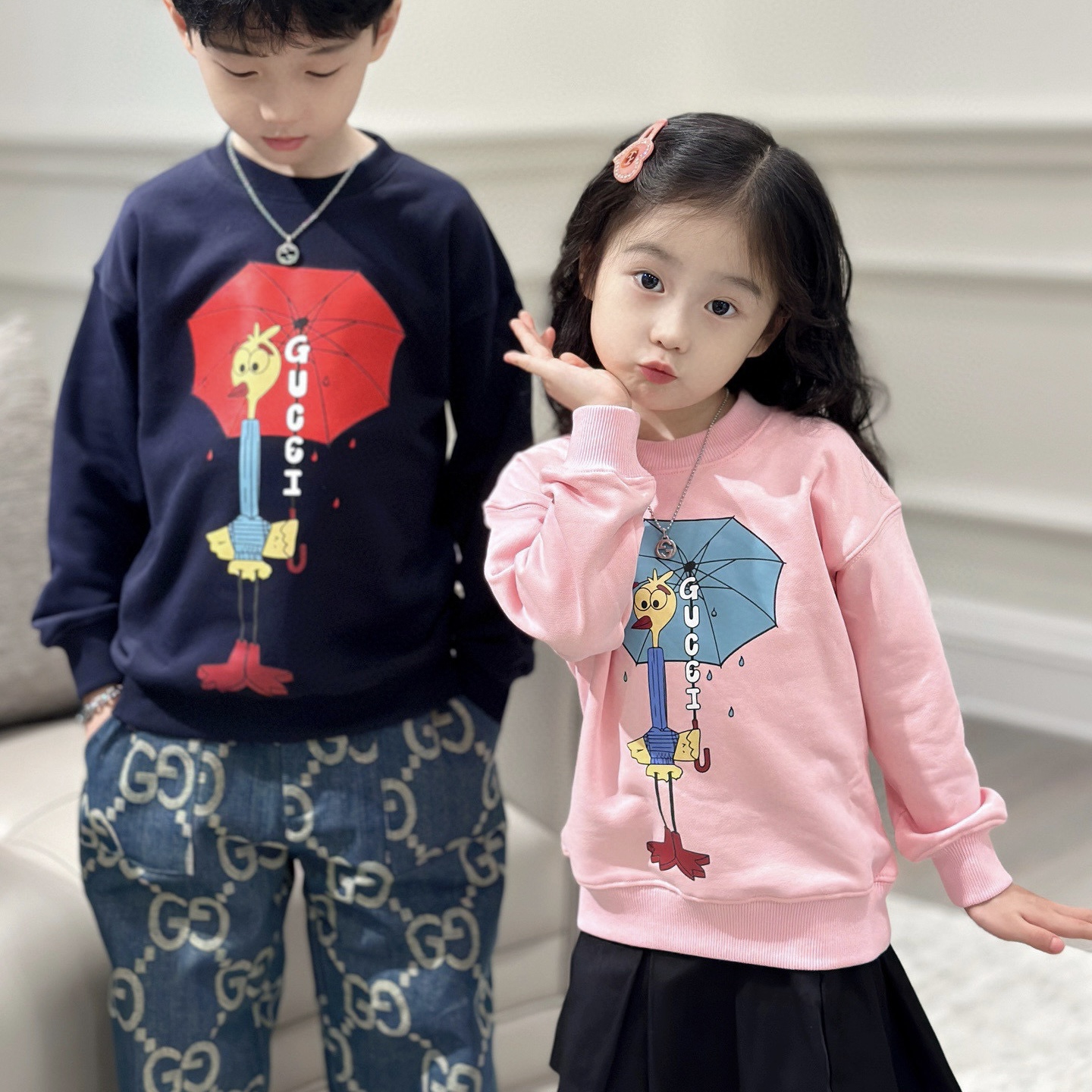 2024 New Autumn Luxury Kids Fashion Clothing