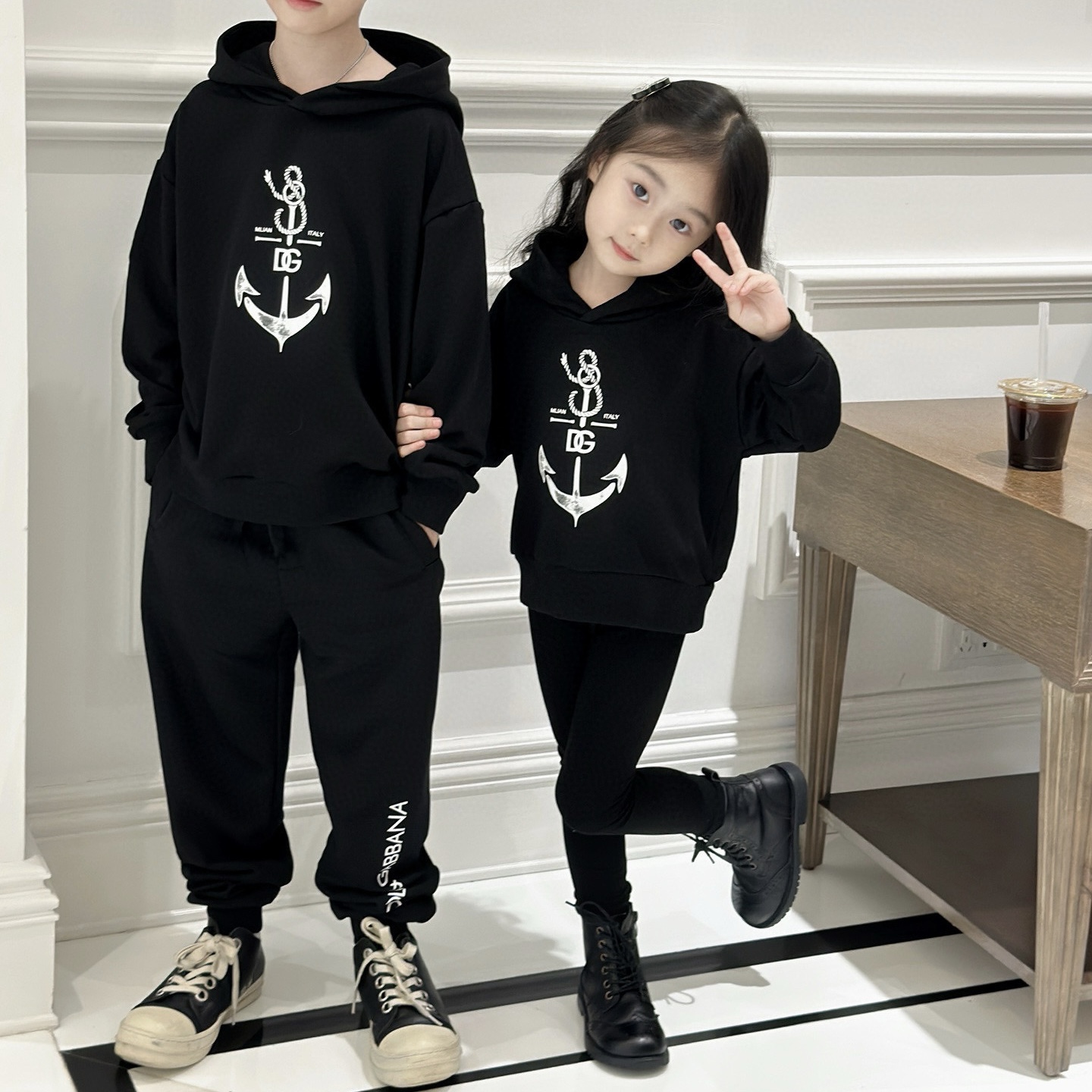 2024 New Autumn Luxury Kids Fashion Clothing