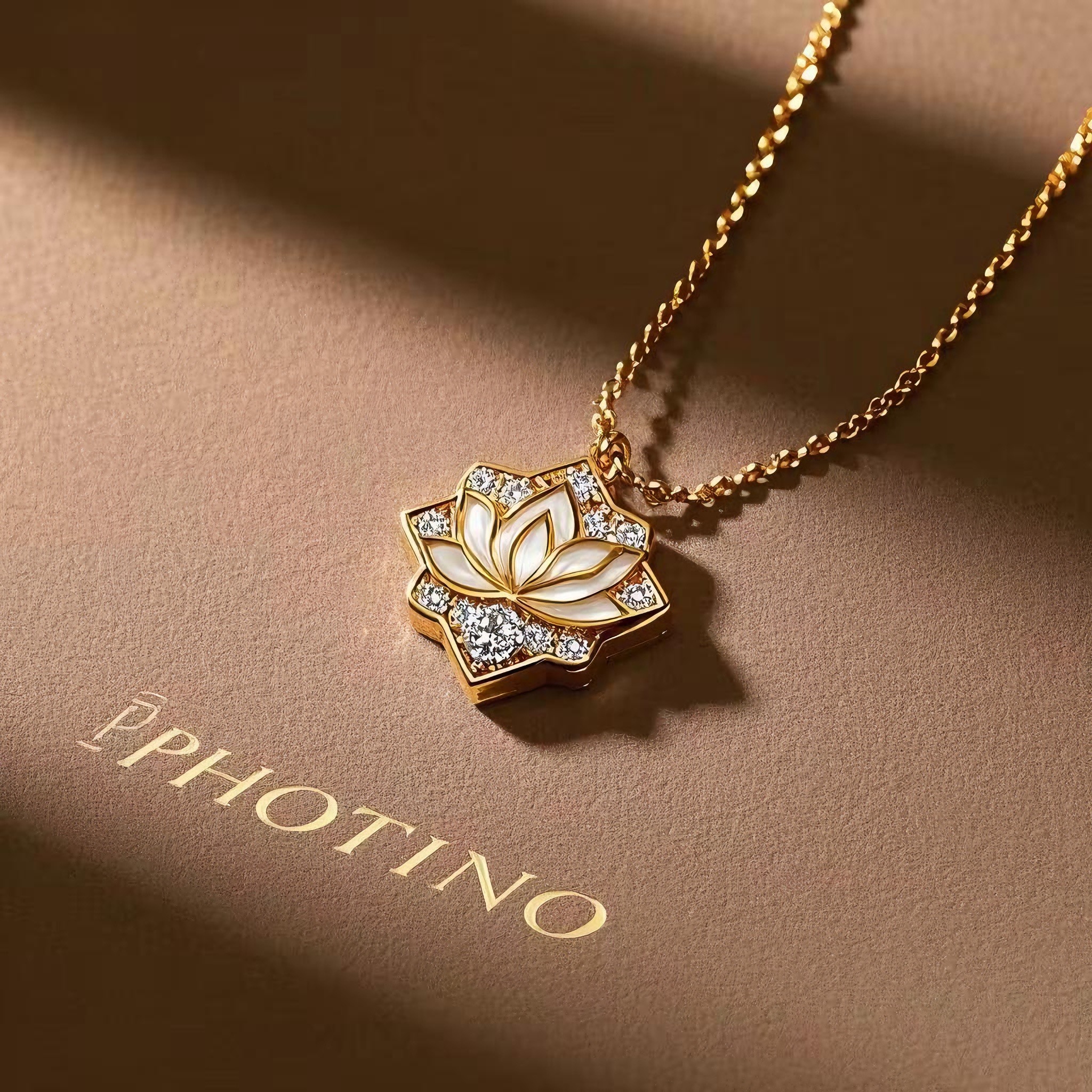 Holy Lotus Diamond Necklace?format=webp